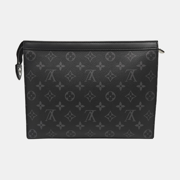 Pochette Voyag MM Monogram Coated Canvas Black