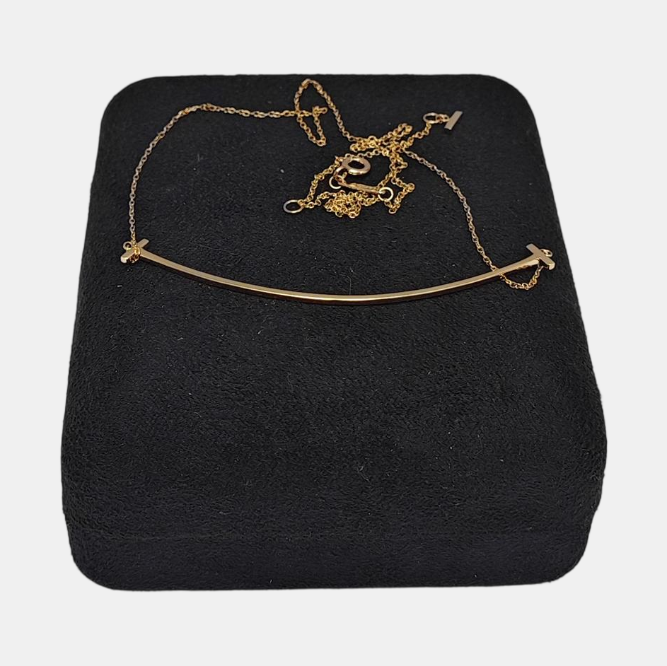 Tiffany T 18k Rose Gold Necklace