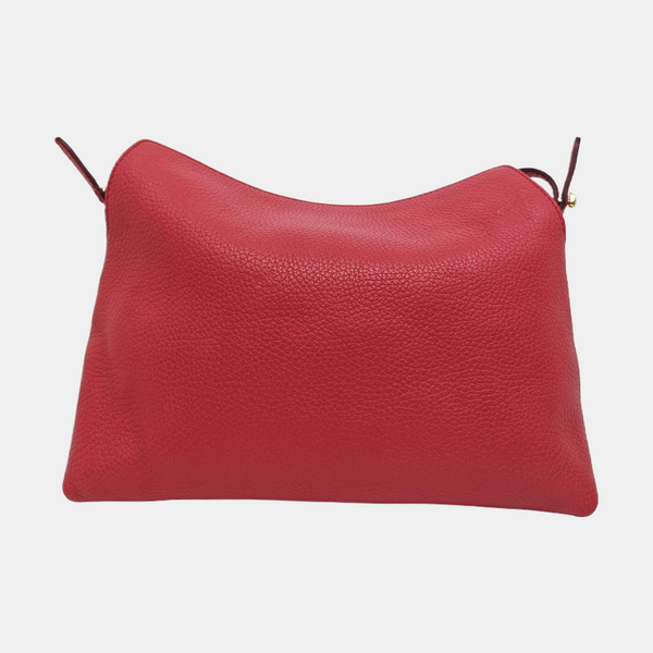 Calfskin Shoulder Bag Red