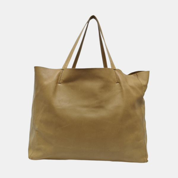Calfskin Tote Bag Beige