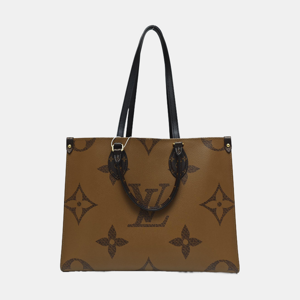 ONTHEGO MM Monogram Coated Canvas Brown