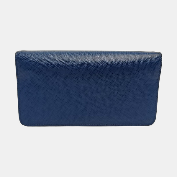 Saffiano Calfskin Shoulder Bag Blue