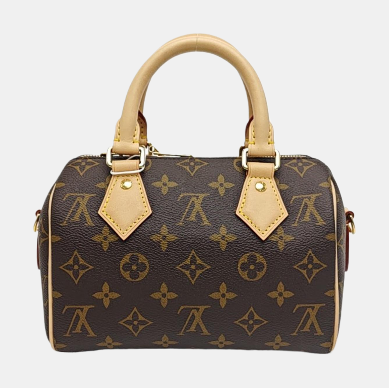 SPEEDY 20 Monogram Coated Canvas Brown