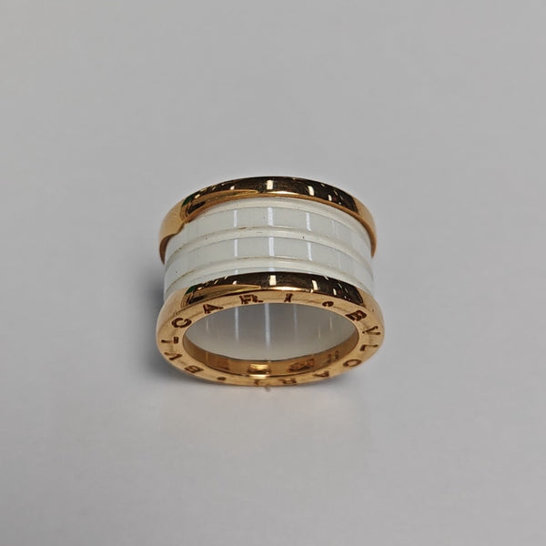 B.ZERO1 18k Rose Gold Ring EU 52