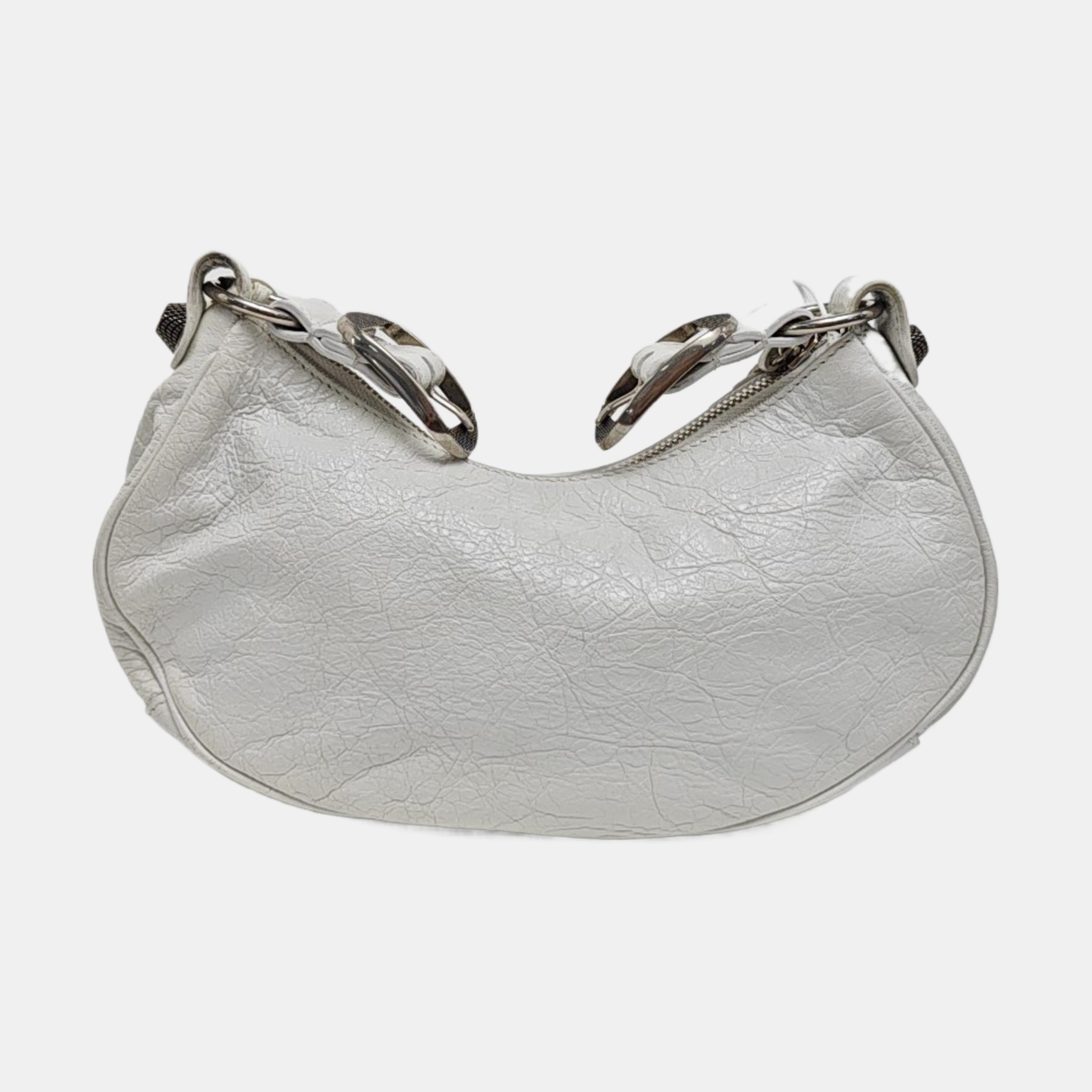 Le Cagole XS Patent Leather White