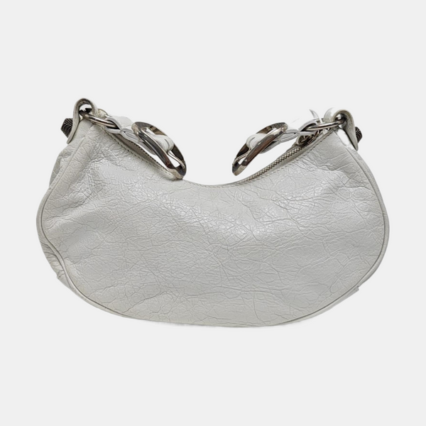 Le Cagole XS Patent Leather White