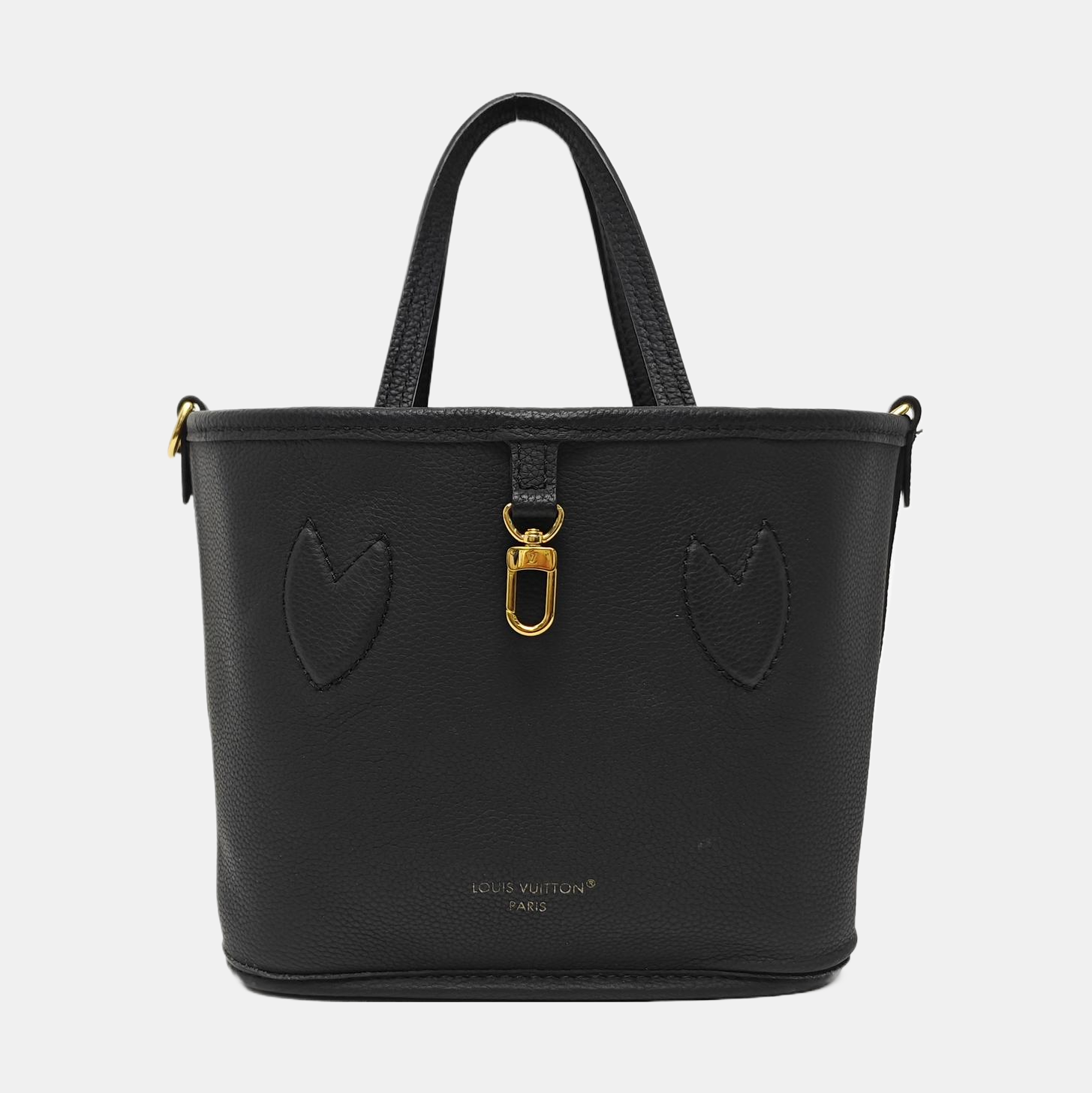 NEVERFULL INSIDE OUT BB Monogram Coated Canvas Black