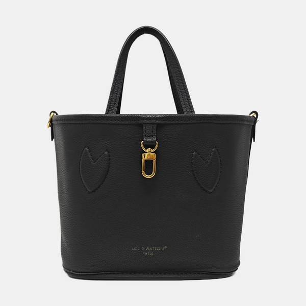 NEVERFULL INSIDE OUT BB Monogram Coated Canvas Black