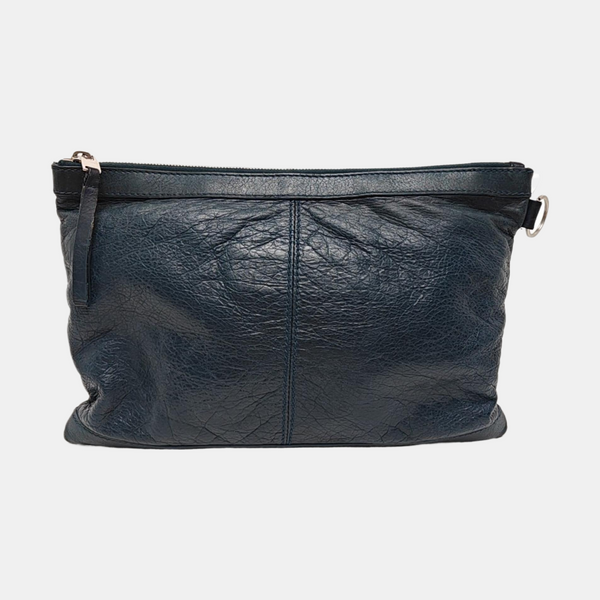 Calfskin Clutch Blue
