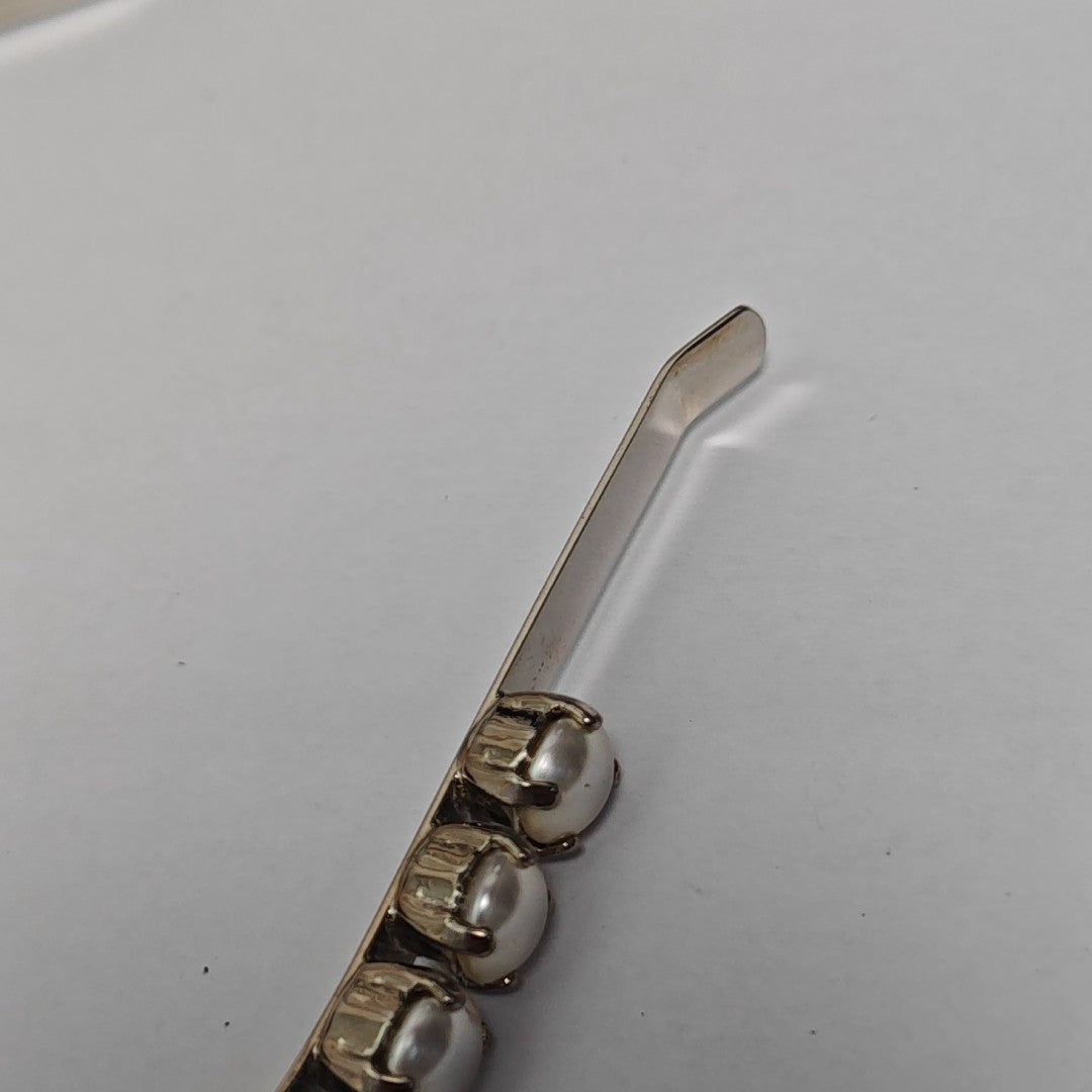 Synthetic Crystal Hairband Silver