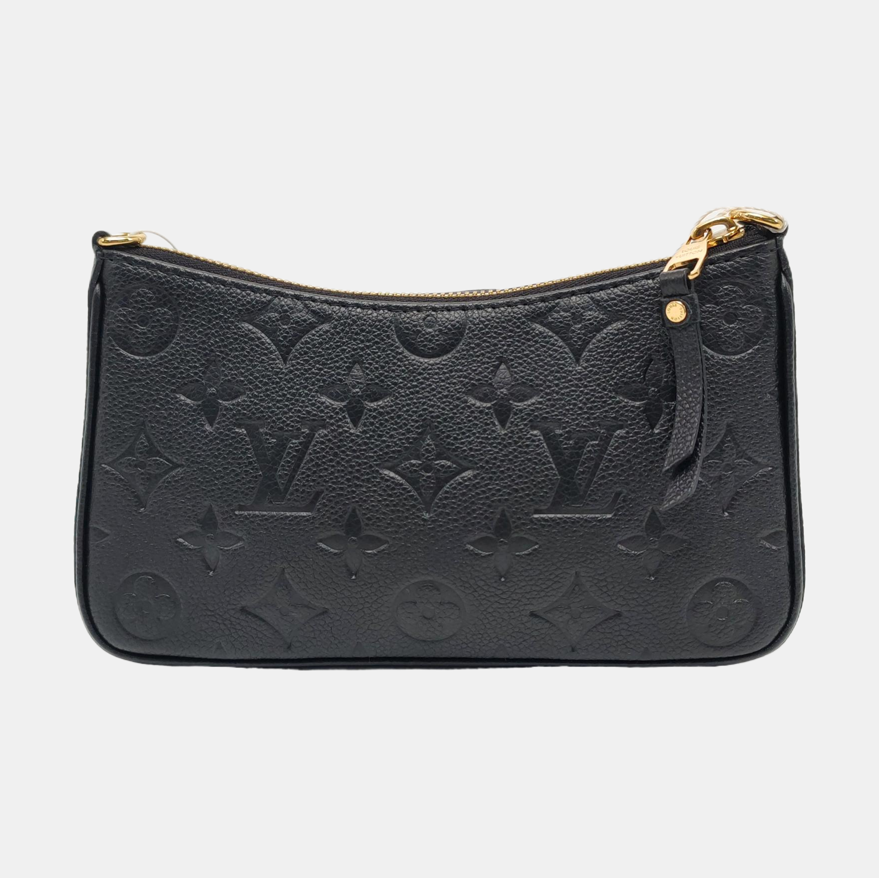EASY POUCH ON STRAP Monogram Calfskin Black