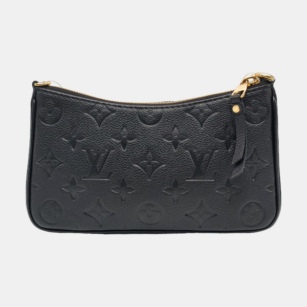 EASY POUCH ON STRAP Monogram Calfskin Black