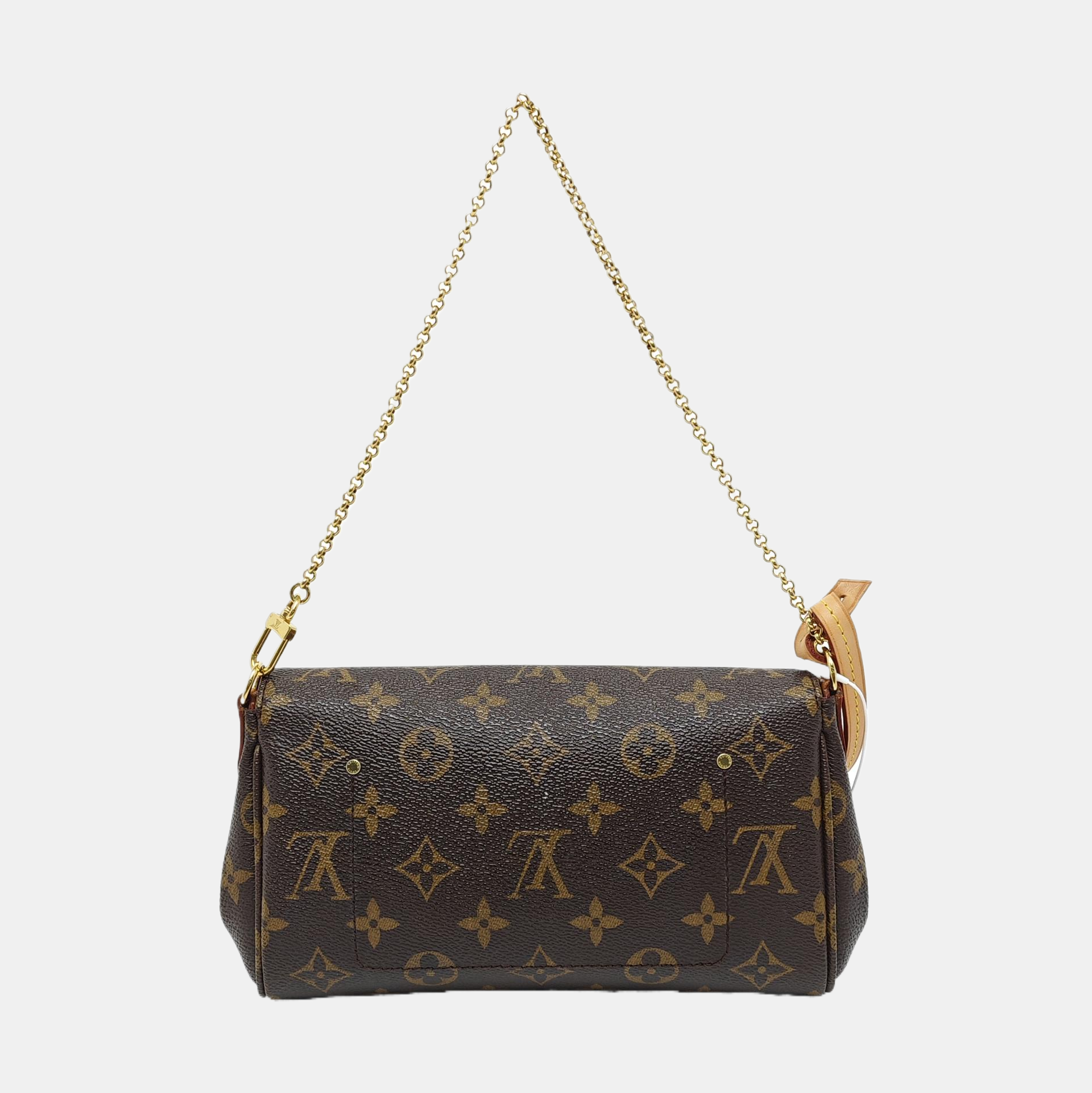 FAVORITE PM Monogram Coated Canvas Brown