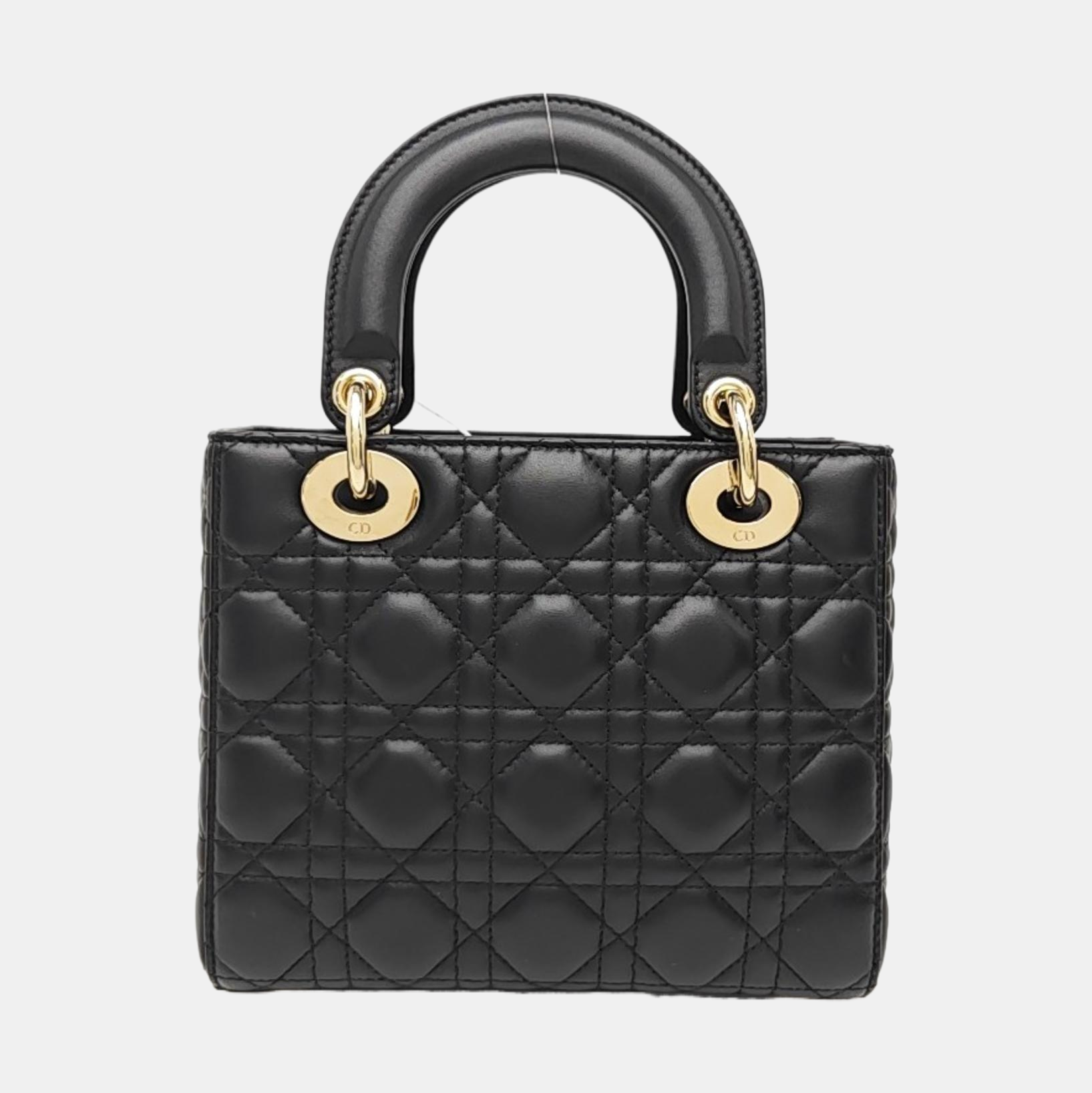 Lady Dior Small Cannage Lambskin Black
