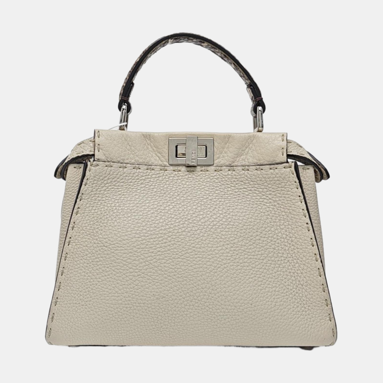 Peekaboo Mini Calfskin White