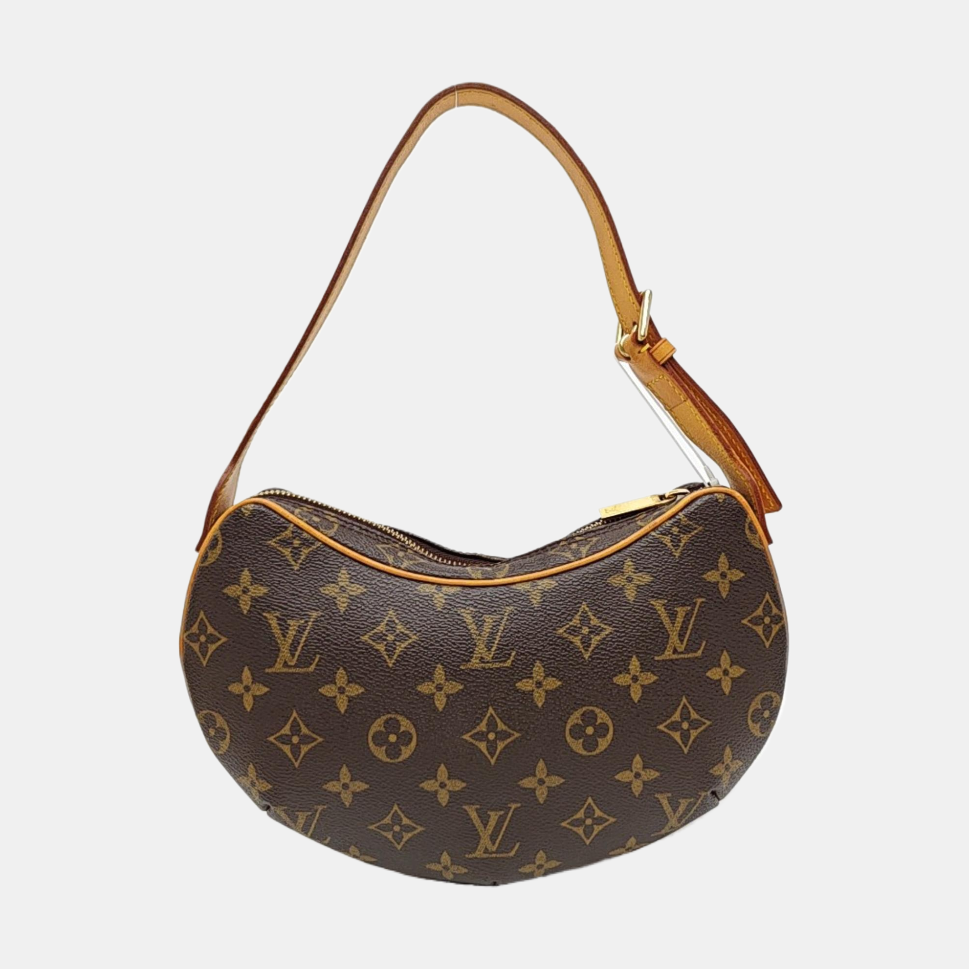 CROISSANT PM Monogram Coated Canvas Brown