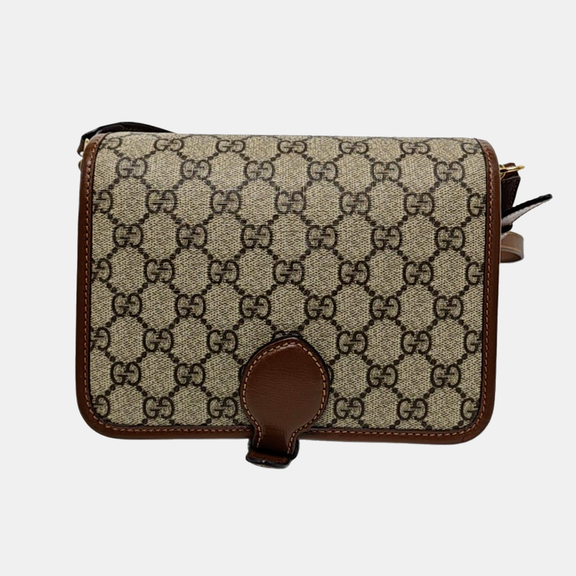 Retro Mini Monogram Coated Canvas Beige