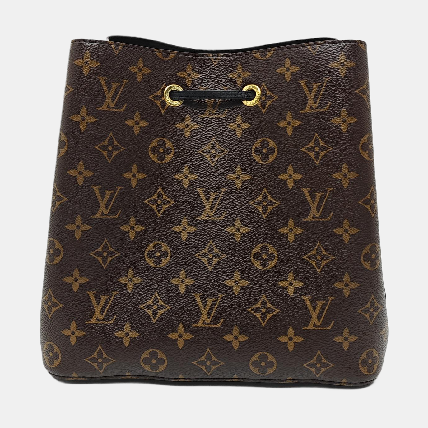 NÉONOÉ MM Monogram Coated Canvas Brown
