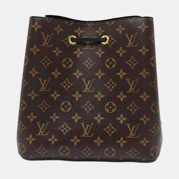 NÉONOÉ MM Monogram Coated Canvas Brown