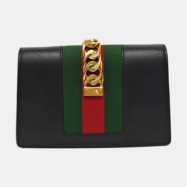 Sylvie Super Mini Calfskin Black
