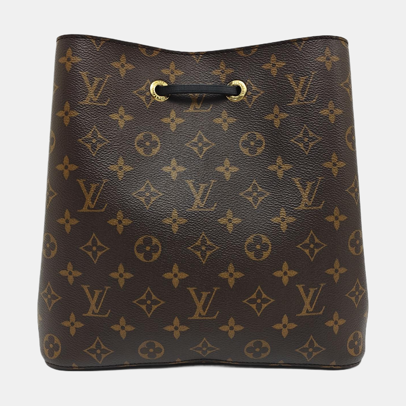 NÉONOÉ MM Monogram Coated Canvas Brown