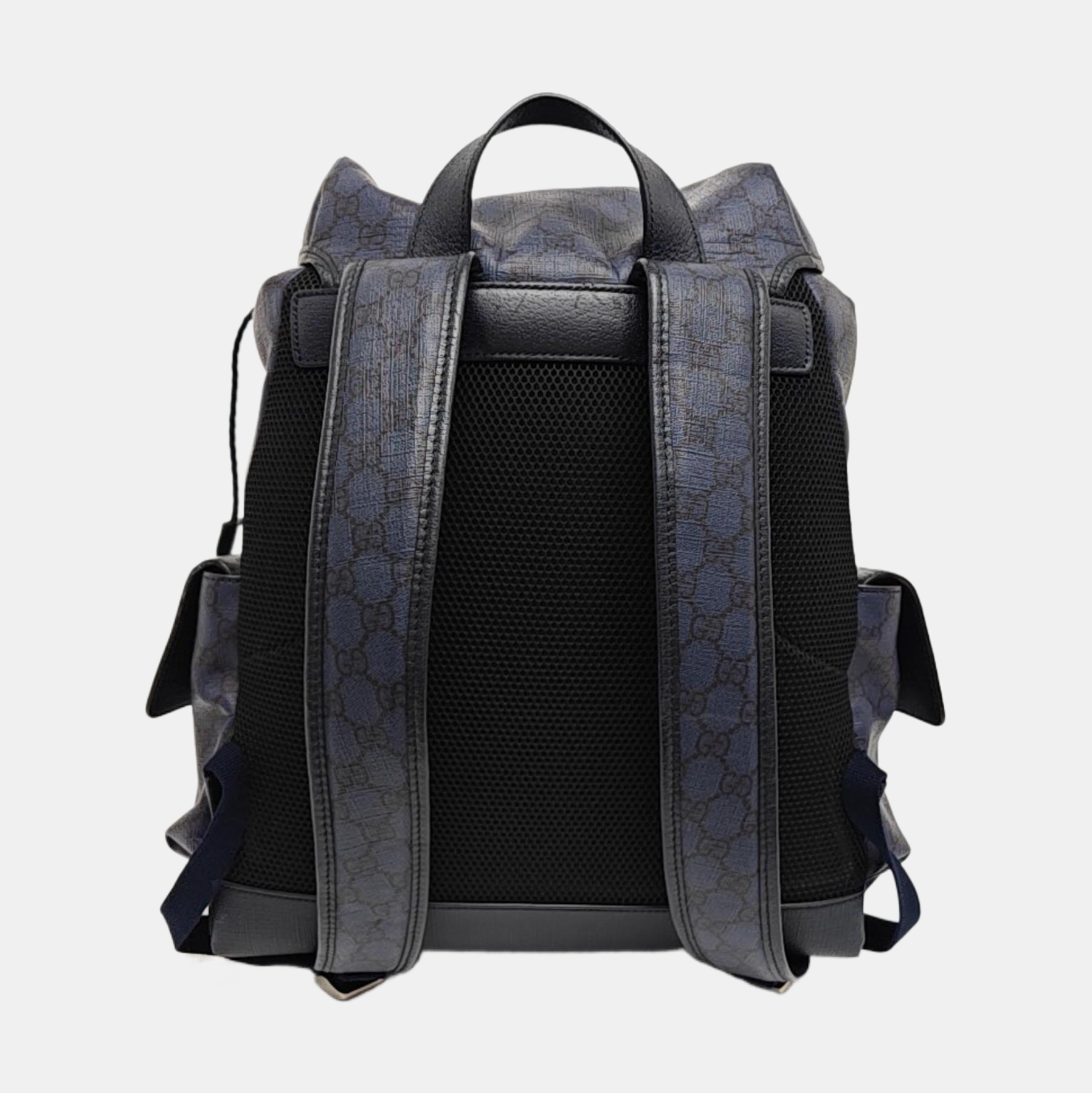 Ophidia Medium Monogram Coated Canvas Blue