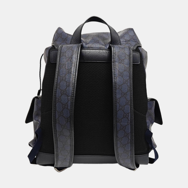 Ophidia Medium Monogram Coated Canvas Blue