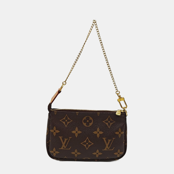 ACCESSOIRES Mini Monogram Coated Canvas Brown