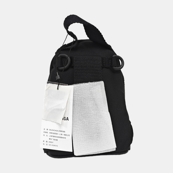 Oversized Mini Fabric Black