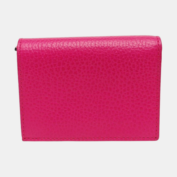 GG Marmont Mini Calfskin Purple Wallet