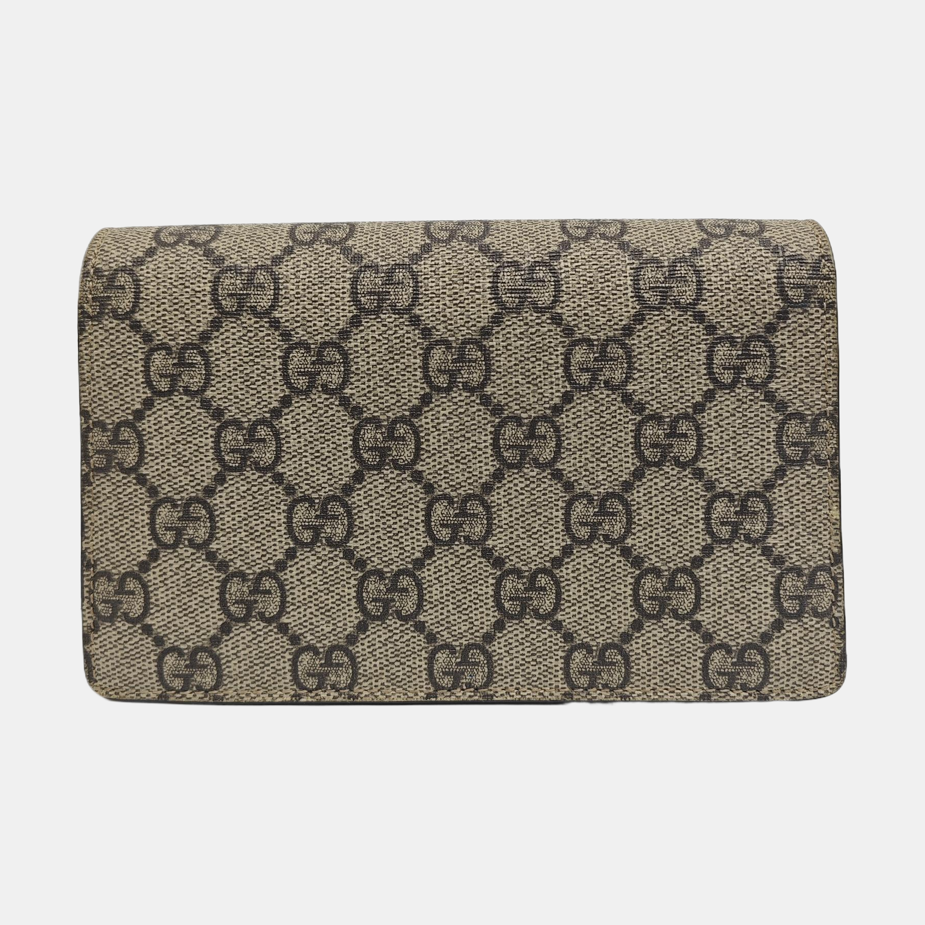 Dionysus Super Mini Monogram Coated Canvas Beige