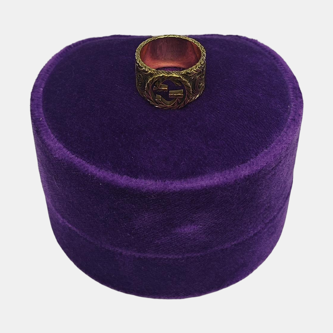 Interlocking G 18k Gold Ring HK 17