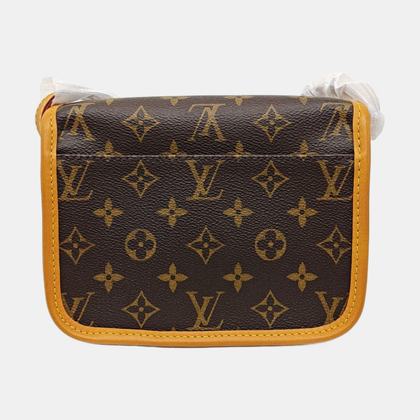 SATCHEL Mini Monogram Coated Canvas Brown