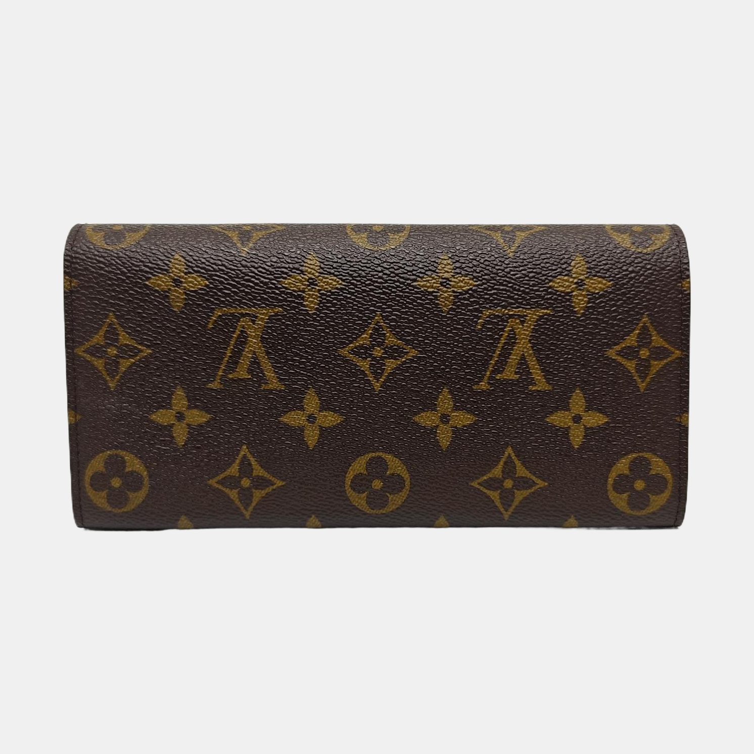 EMILIE Monogram Coated Canvas Brown Wallet