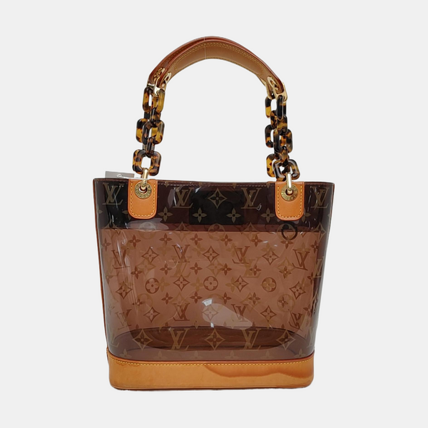 SAC AMBRE PM Monogram Plastic Brown