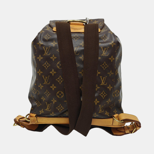 MONTSOURIS GM Monogram Coated Canvas Brown