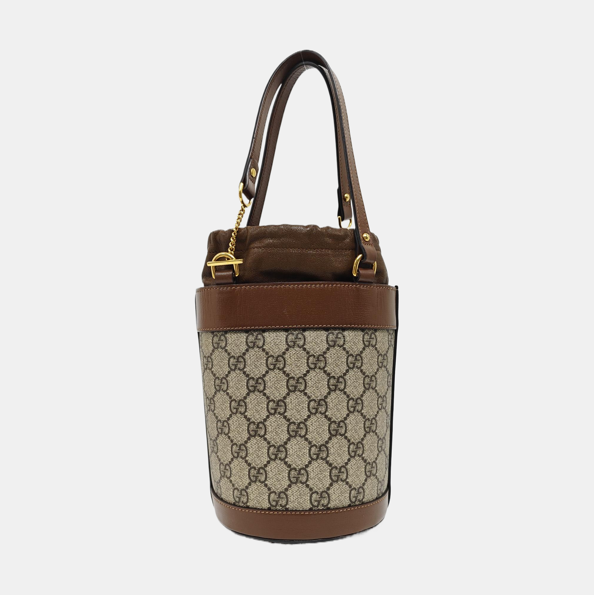 Horsebit 1955 Small Coated Canvas Beige