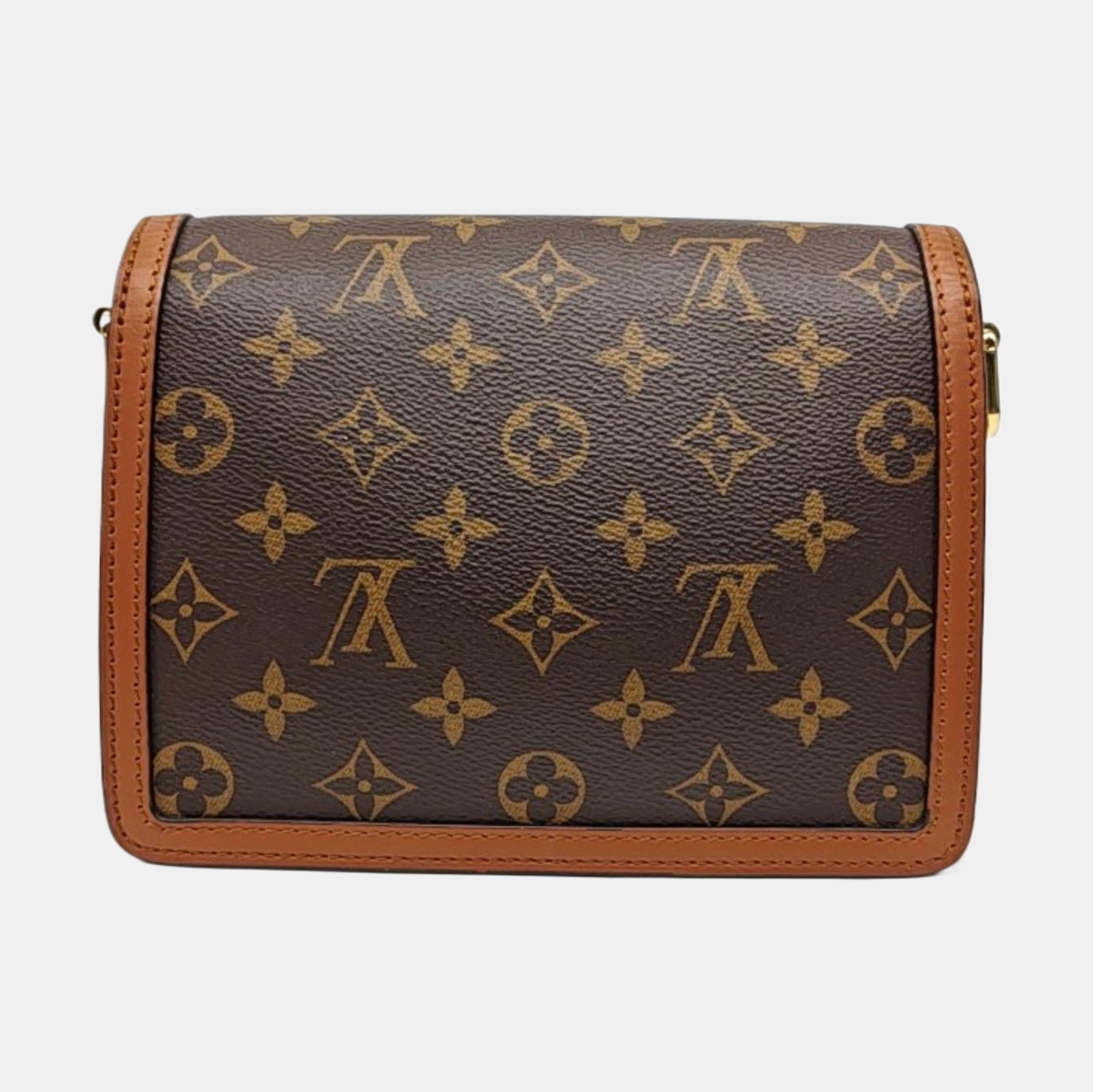 DAUPHINE Mini Monogram Coated Canvas Brown