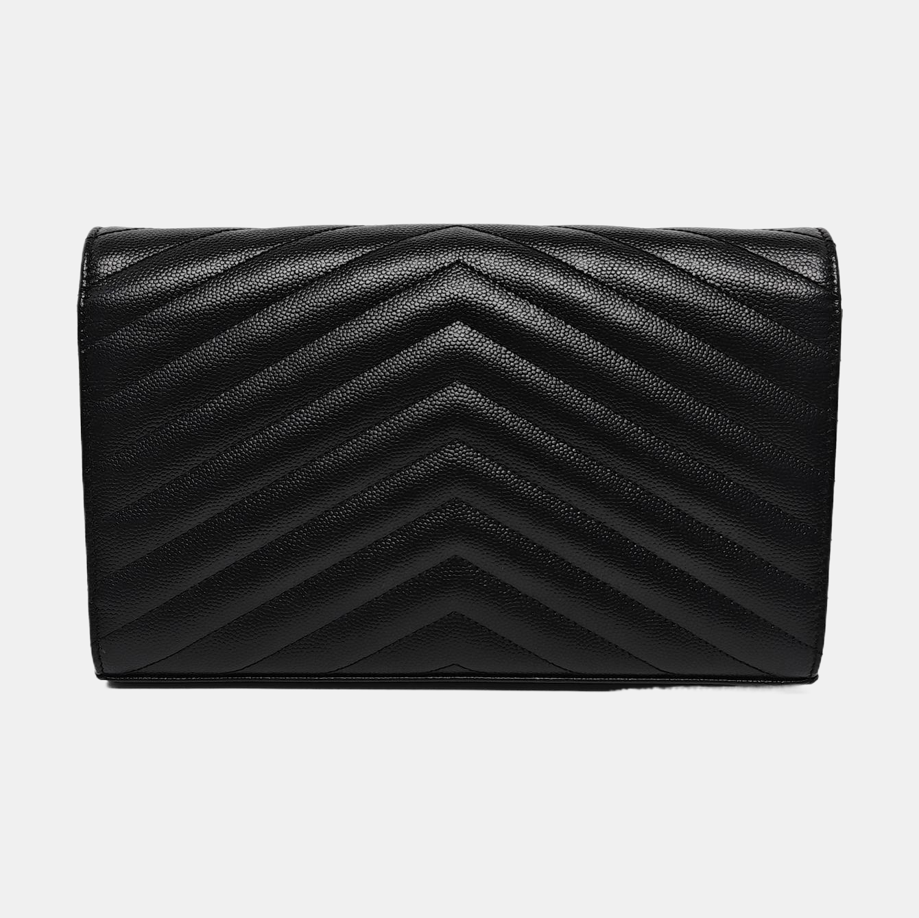 MONOGRAM Medium Chevron Calfskin Black