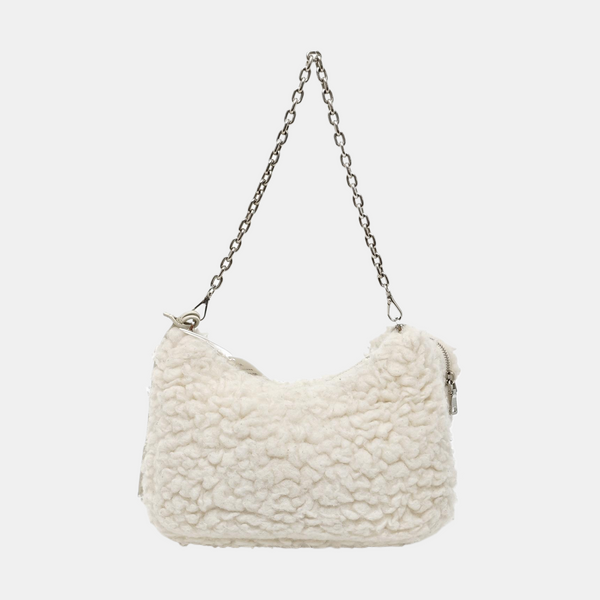 System Quilted Fur White