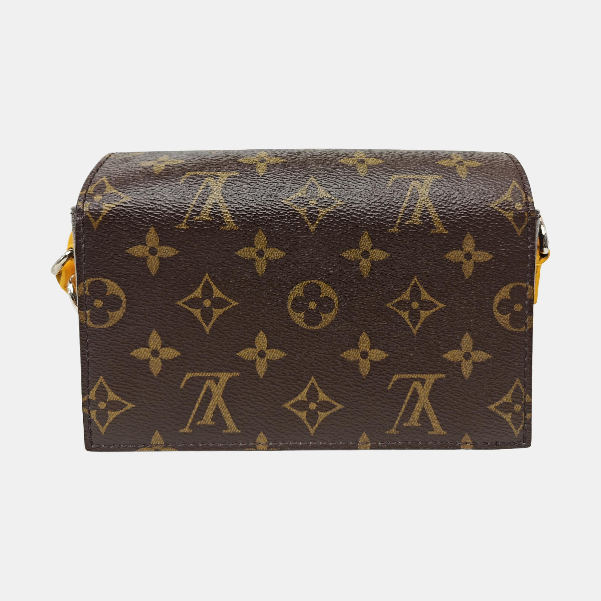 SOFT TRUNK Mini Monogram Coated Canvas Brown