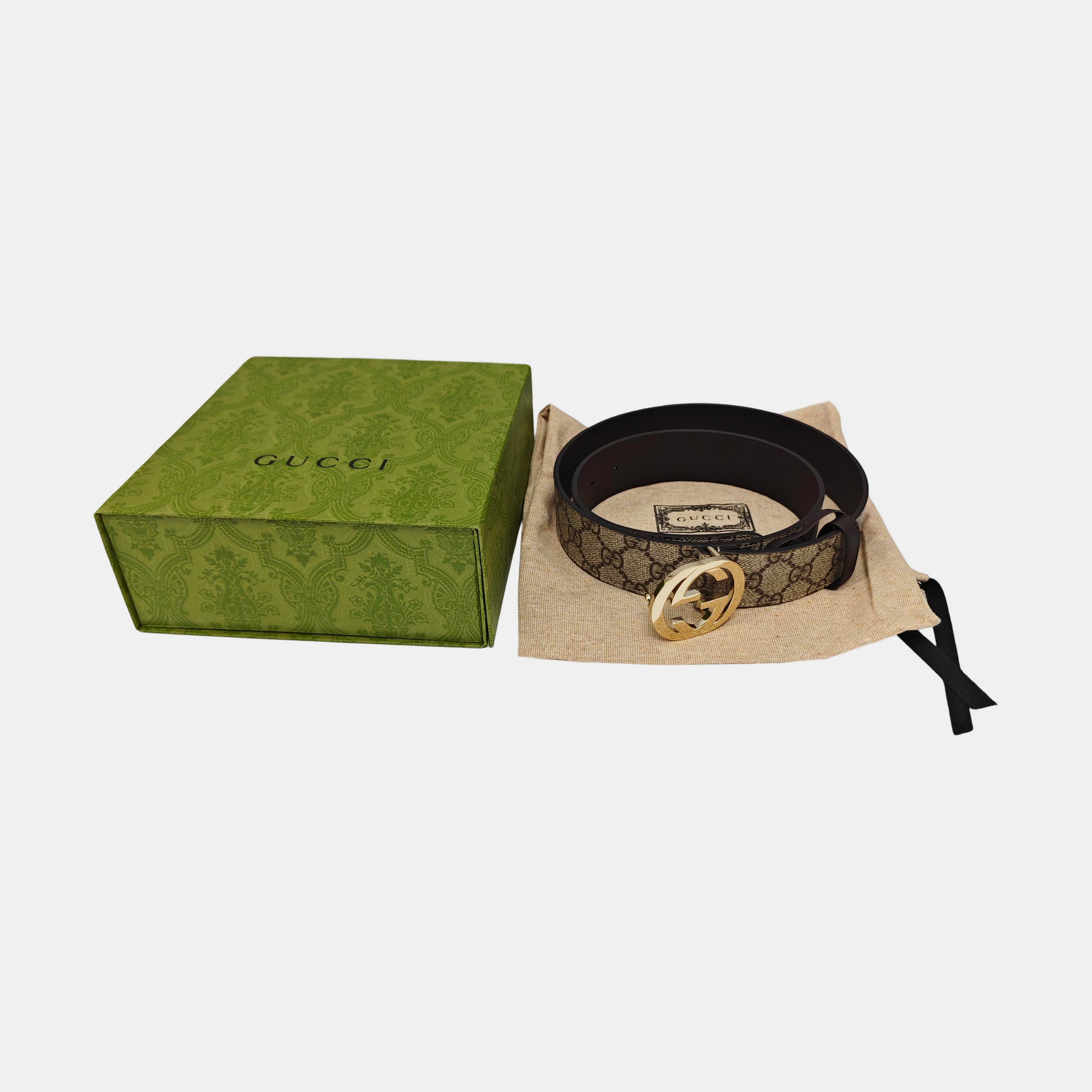 Leather Belt Beige