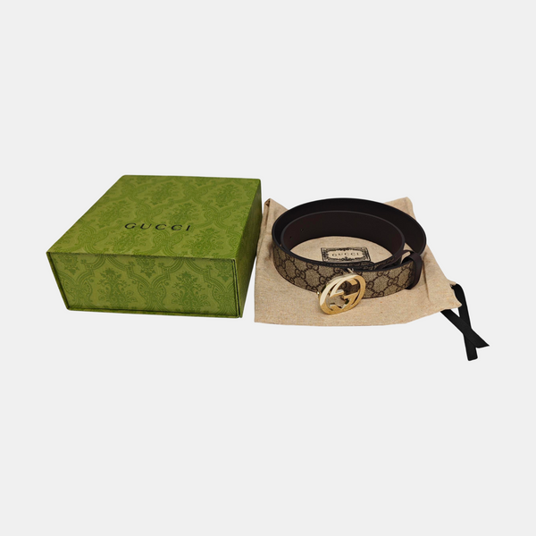 Leather Belt Beige