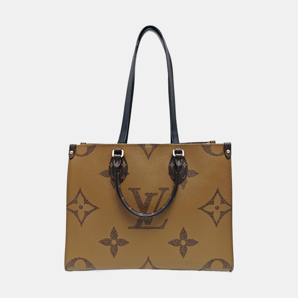 ONTHEGO MM Monogram Coated Canvas Brown