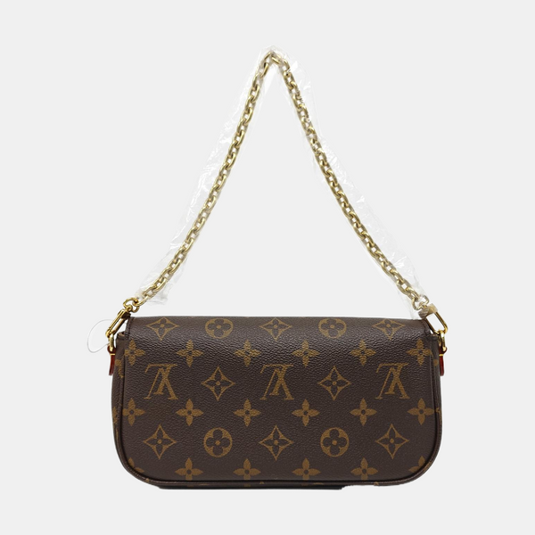 IVY Monogram Coated Canvas Brown