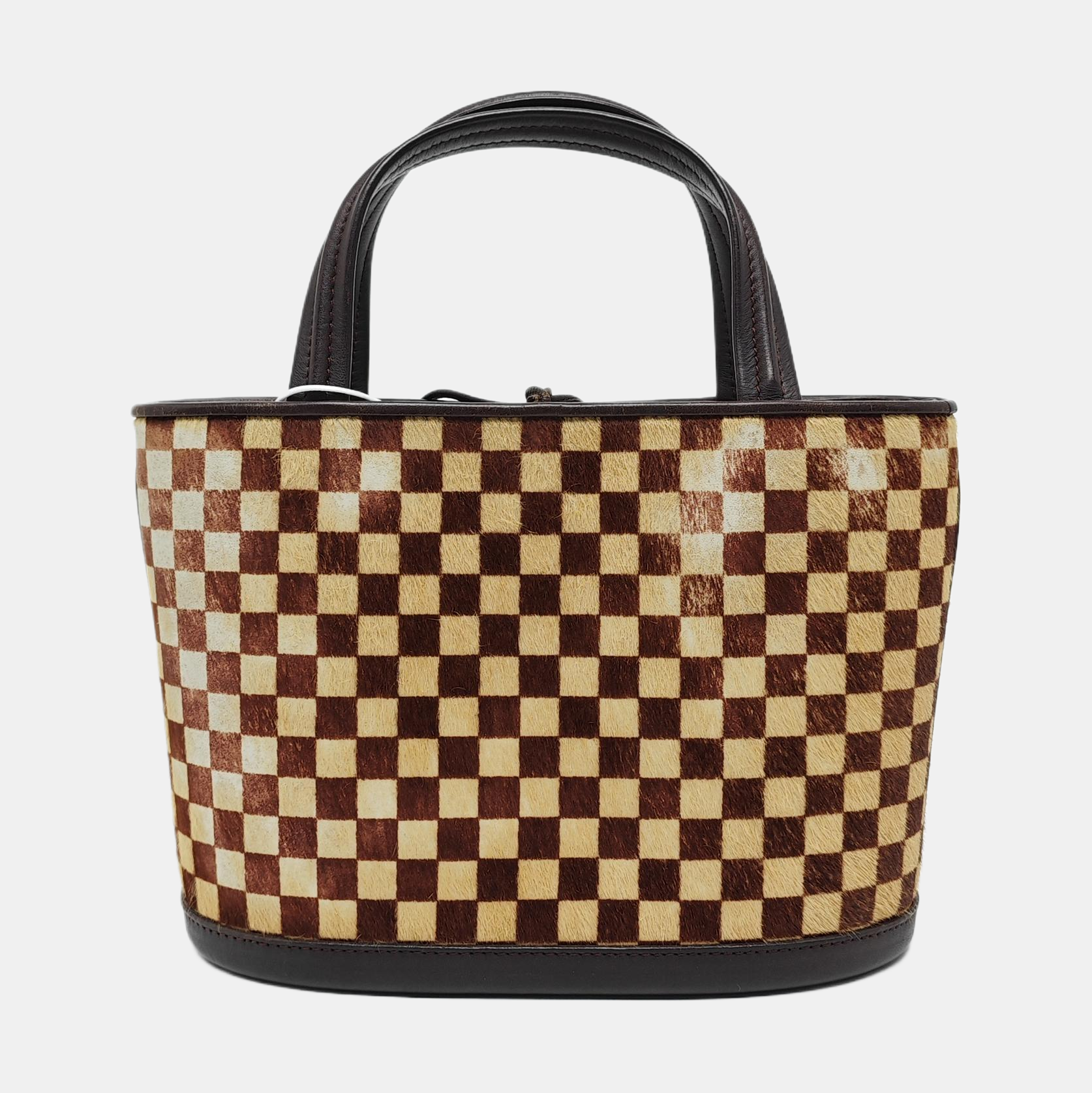 IMPALA Damier Ebene Horsehair Brown
