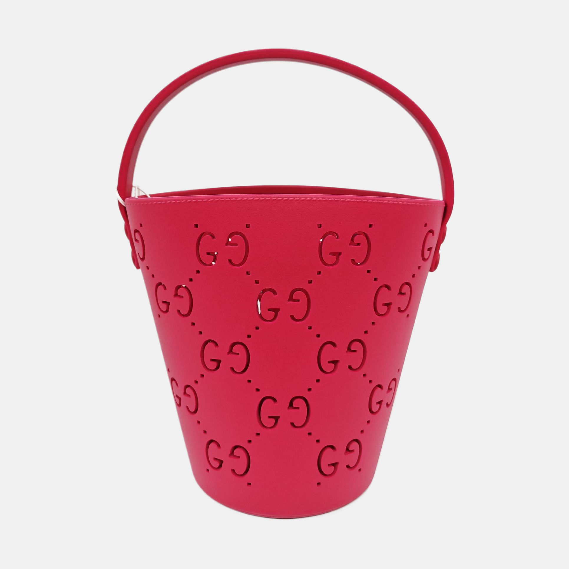 Special Material Top Handle Bag Red