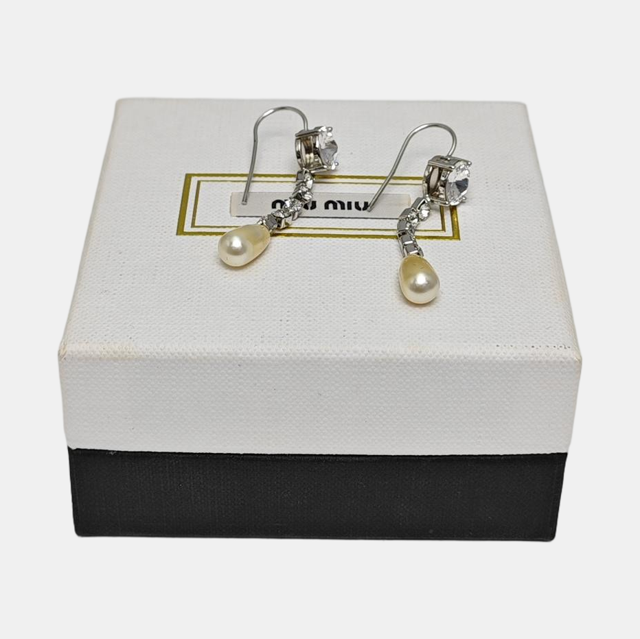 Metal Silver Earrings