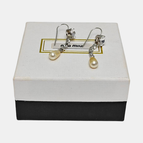 Metal Silver Earrings