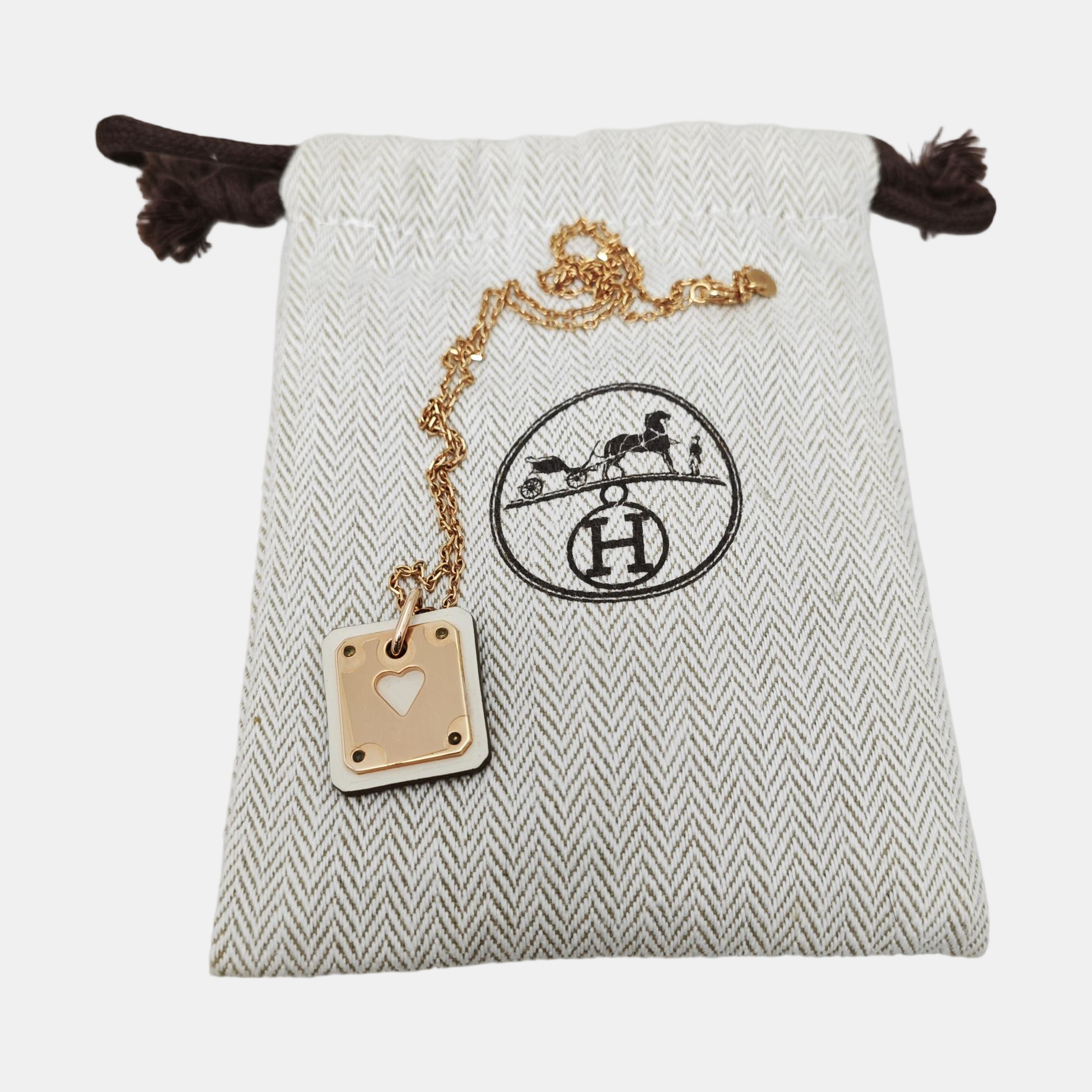 As De Coeur Metal Rose Gold Necklace